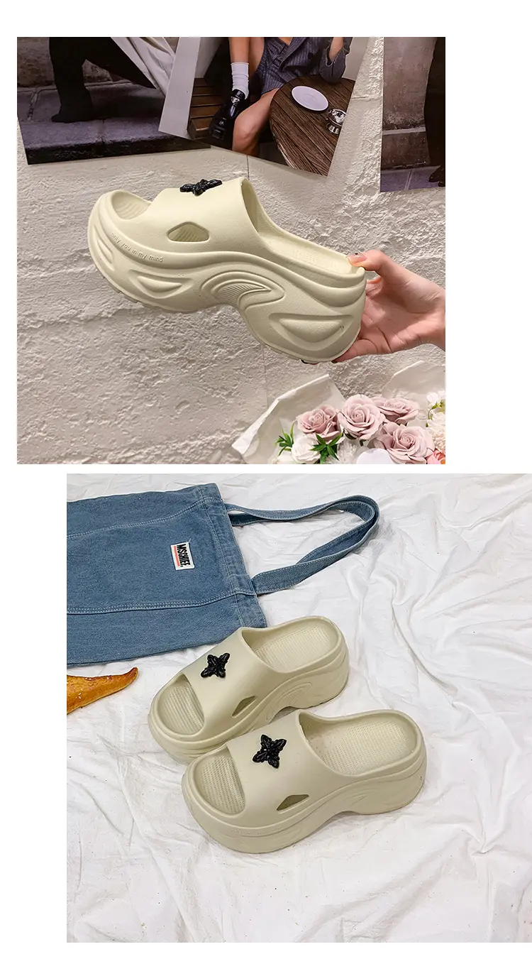 Summer Women's Platform Slippers Beach Sandals Soft Sole_voghion.com