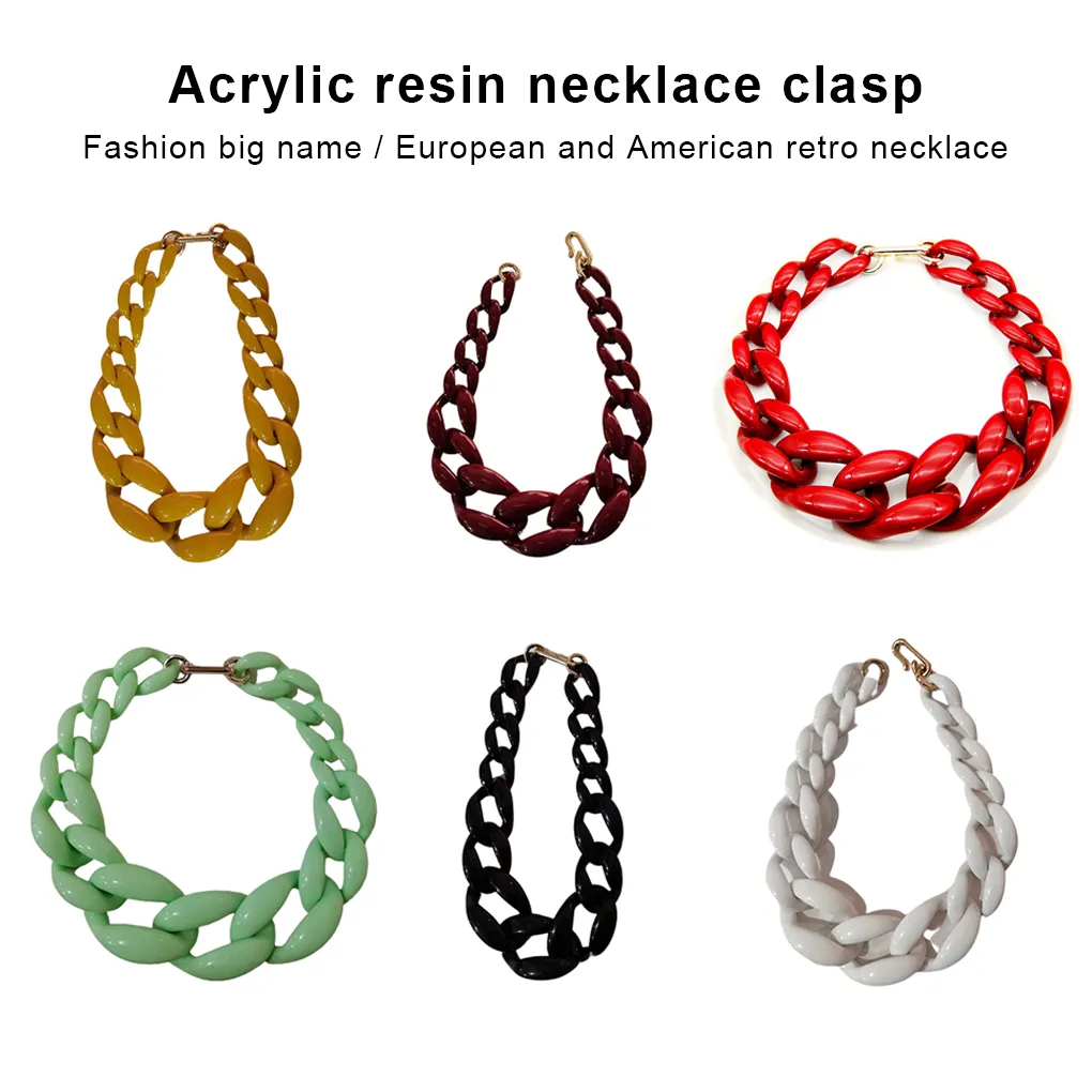 Collier ras du cou tendance en résine pour homme, pendentif, bijou, ornement, cadeau, accessoire, anniversaire_voghion.com