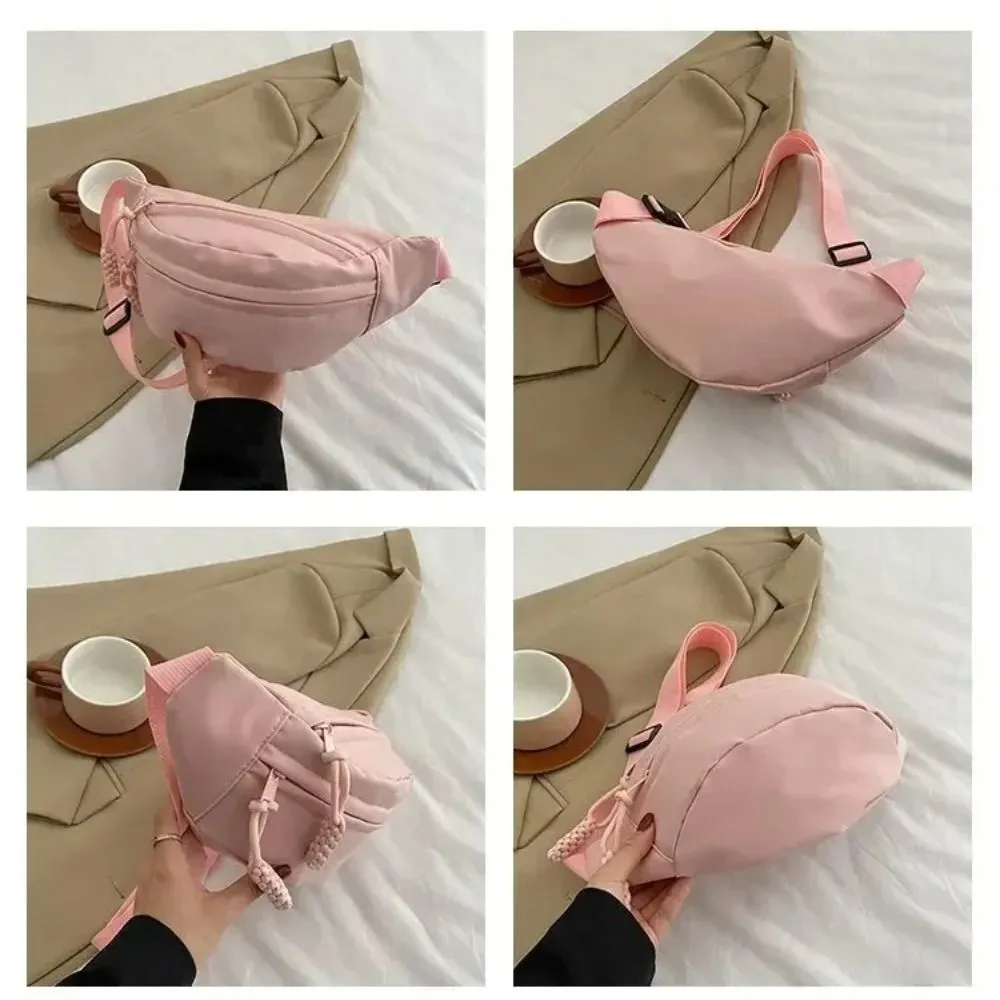 Neu Half Moon frauen Brust Oxford Tuch Wasserdichte Taille Taschen Multifunktionale Große Kapazität_voghion.com