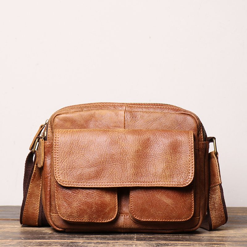 Sommer neue Herren Damen mattierte Leder Umhängetasche, und vielseitige, kleine quadratische Tasche, modische_voghion.com