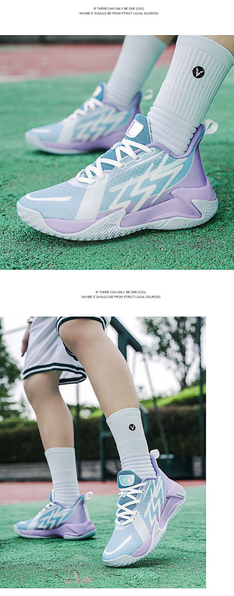 Hochwertige praktische stoßdämpfende Basketballschuhe, Männer Frauen, modische Outdoor-Anti-Rutsch und verschleißfest_voghion.com