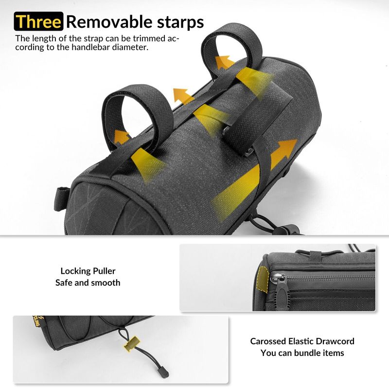 ROCKBROS Bicycle Water Bottle Holder Handlebar Stem Bag DHL_voghion.com