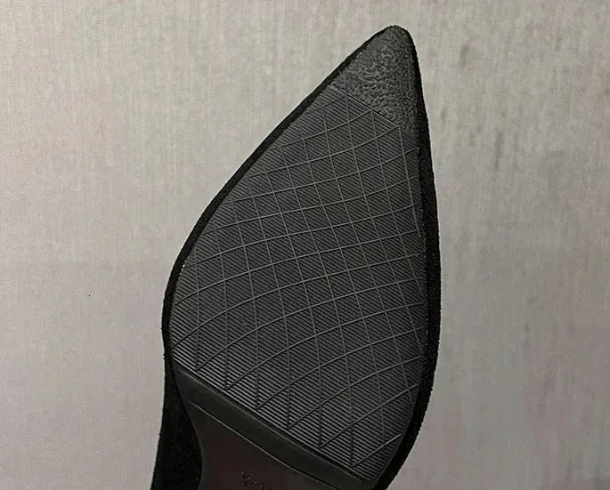 Heels Thin Toe Pointed Pumps Office Sexy Party Ladies Footwear Black Womens Shoes Formal on Heeled High Career 39_voghion.com