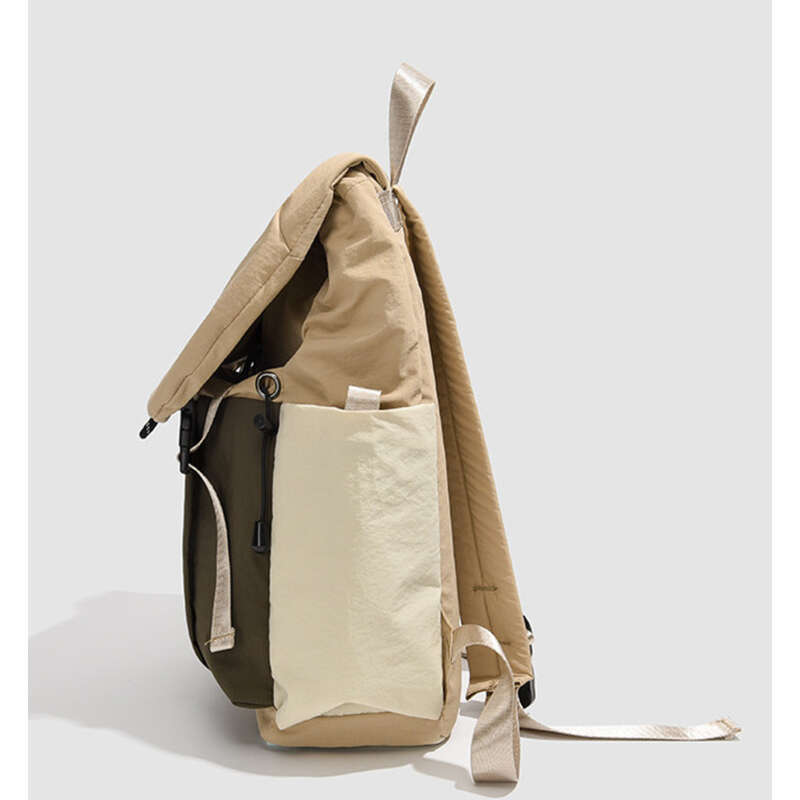 Leichter Outdoor-Reiserucksack mit großem Fassungsvermögen und Kontrastfarbe für Pendler und Studenten._voghion.com