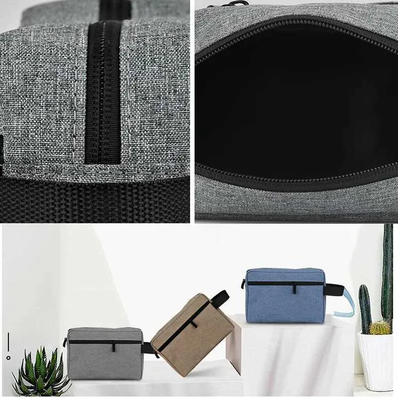 Neceser de viaje para hombre, neceser impermeable para maquillaje, belleza y rostro, organizador de bolsos._voghion.com