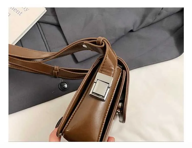 Teksturowane torby typu crossbody z PU dla kobiet, solidne, miękkie, z klapką, na ramię, duża pojemność, kwadratowe dojazdy do pracy_voghion.com