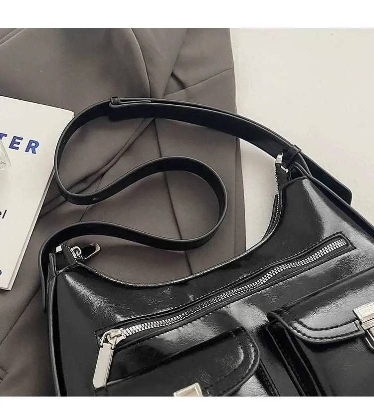 Womens Shoulder Bag Large Capacity Pu Leather Casual Handbag_voghion.com