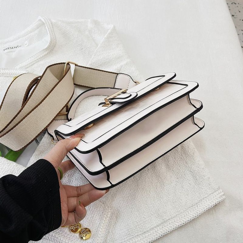Beliebte Damentaschen 2024 neue kleine quadratische Tasche eine Schulter Auto Nähte weiche Umhängetasche_voghion.com