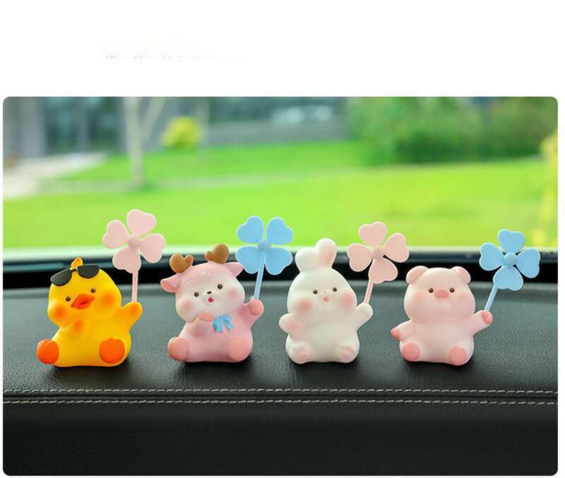 Electric Small Wind Cute Cartoon, Spinning Girl, Personalized Electric Scooter, Decorative Instrument Panel, Network,_voghion.com