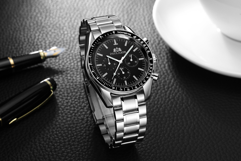 Fully Automatic Mechanical Multi-Function Strong Luminous Steel Strap Men's Watch AUTOMATIC WATCH_voghion.com