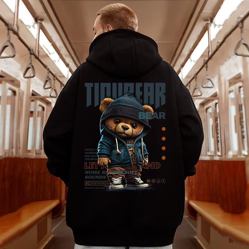 2024 Neue amerikanische Modemarke mit dicker Kapuze, lockerer Pullover in Übergröße, Herbst/Winter, Herrenmantel_voghion.com