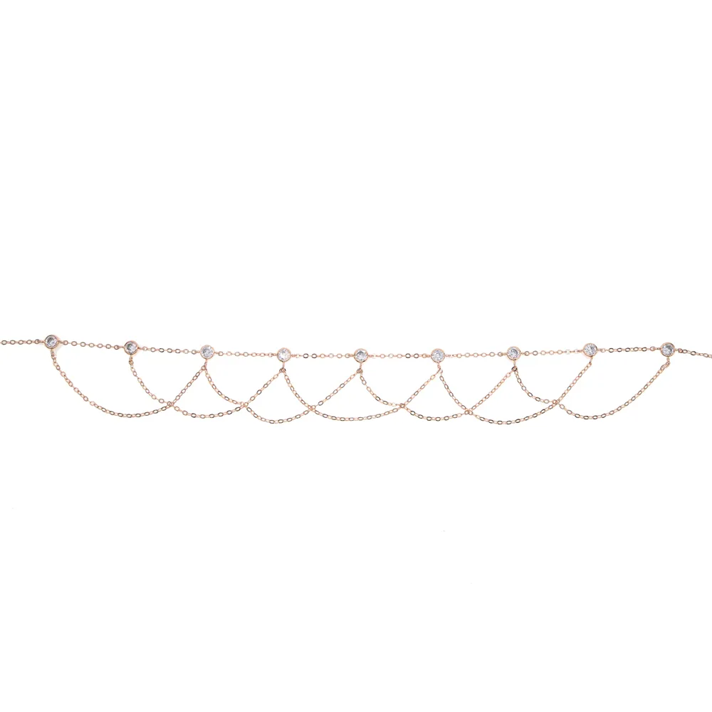 Colar gargantilha de renda vintage elegante para mulher ouro_voghion.com