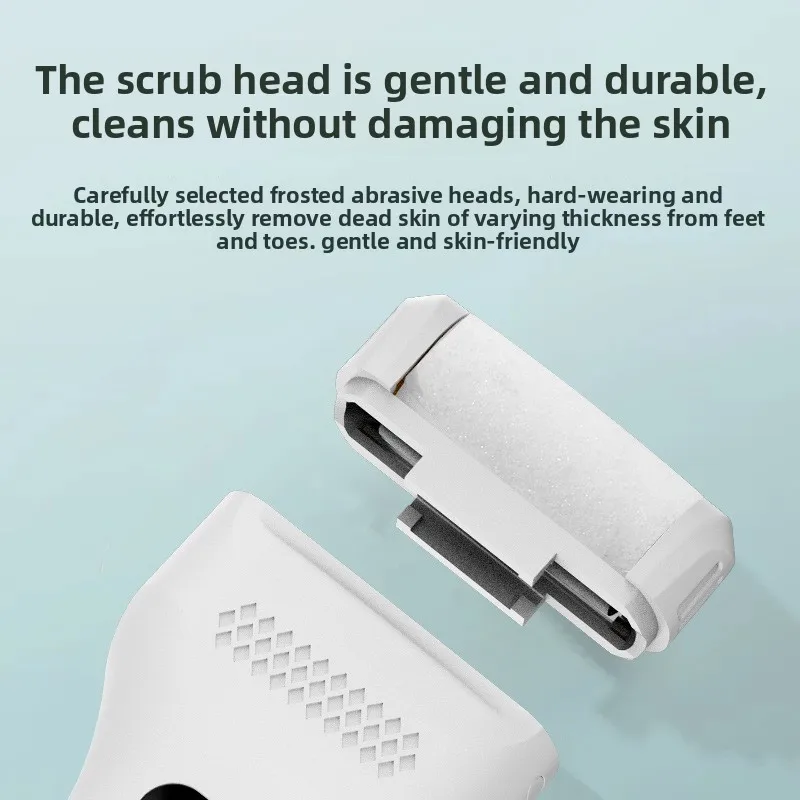 Râpe à pieds électrique rechargeable pour peau morte et callosités_voghion.com