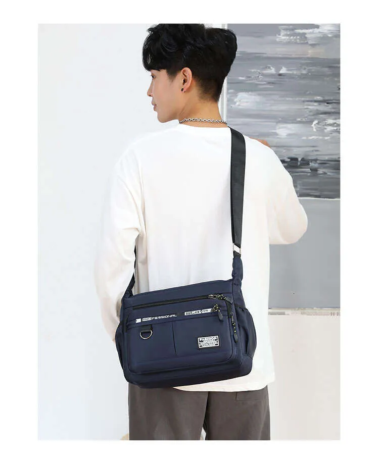 Wasserdichte Crossbody-umhängetasche Für Herren Mit Vielen Fächern_voghion.com