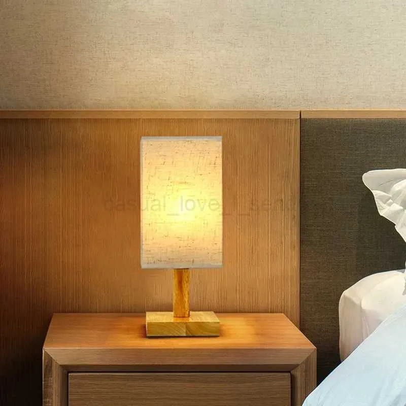 Chinese-Style USB Table Lamp - Dimmable Fabric Shade_voghion.com