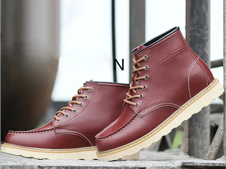 Men Elevator Hidden Heels High Soft Leather Heightening Shoes For Man Increase Insole 10CM 8CM 6CM Height Boots 250114_desvips.com