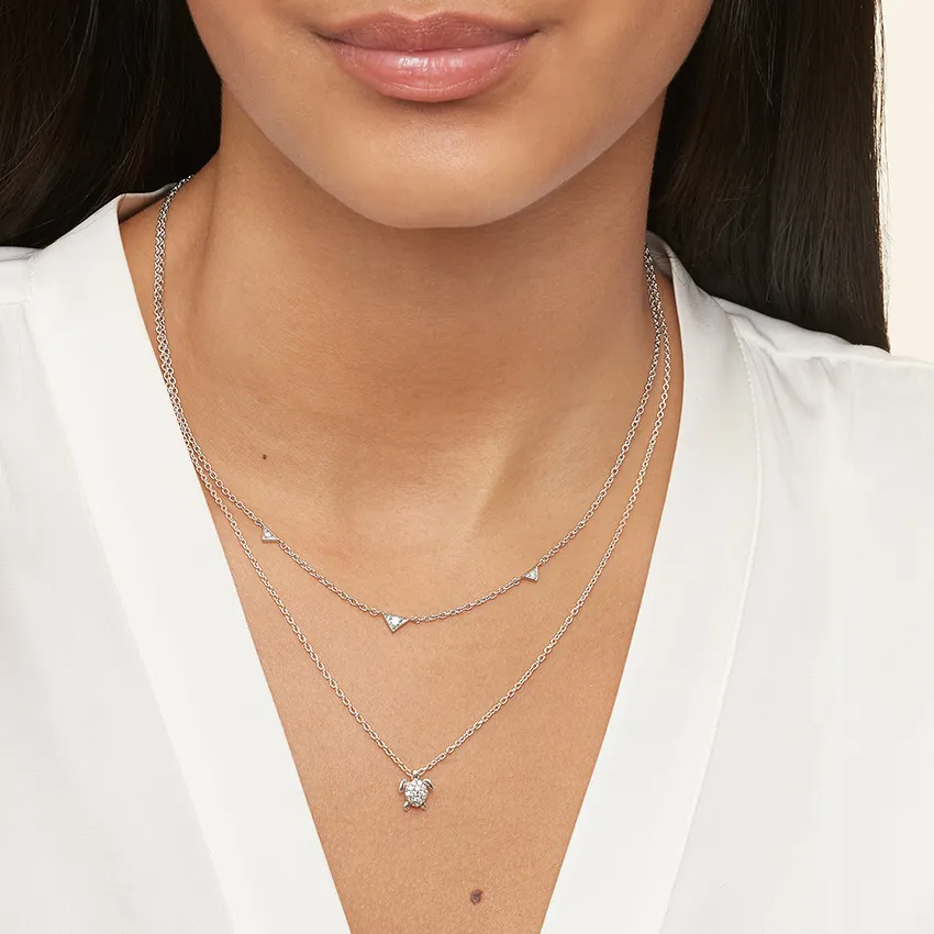Collier en diamants Prisma de 14 po de Sterling Sier Jewelry_voghion.com