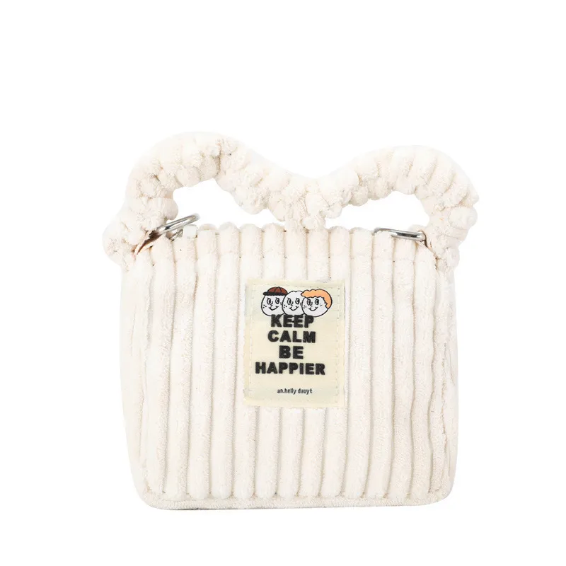 Zaini per bambini Borsa a tracolla mini Borsa a tracolla per bambini Borse a tracolla in velluto a coste Borse per ragazze Borsa fatta a mano Moneta 220924_voghion.com