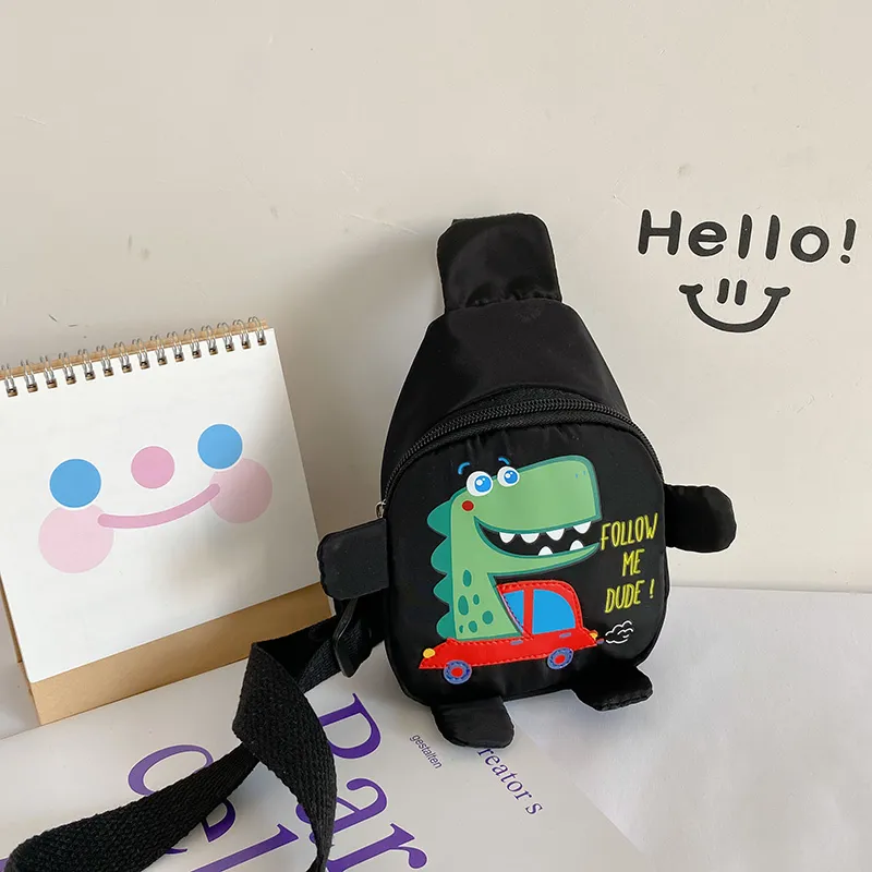 Cute Children Bag Cartoon Dinosaur Kids Bags Kindergarten Preschool Outdoor Travel Backpack for Boys Girls Shoulder_voghion.com