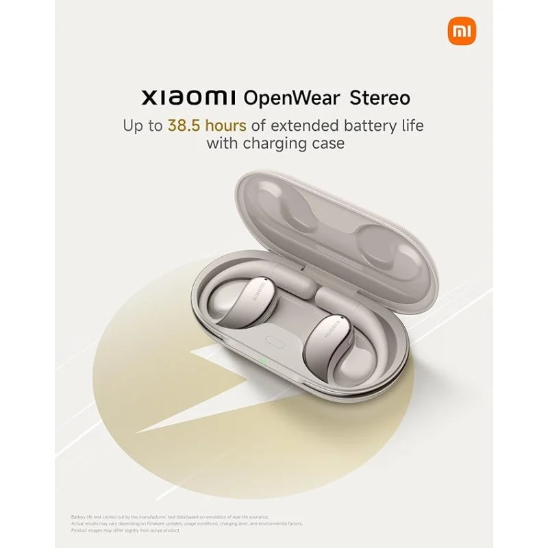 Auricolari stereo wireless Xiaomi OpenWear. Bluetooth. Cancellazione del rumore. Autonomia 38,5 ore. Doppio microfono. Beige._voghion.com