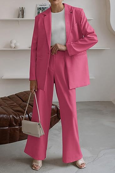 Professional Pant Suit For Women Elegant Office Trouser Set_voghion.com
