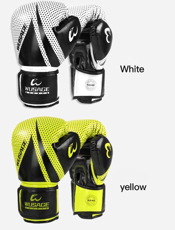 Guantoni da boxe WUSAGE, guanti per adulti, sacchi da boxe, allenamento al combattimento, guanti, Sanda, Muay Thai, combattimento_voghion.com