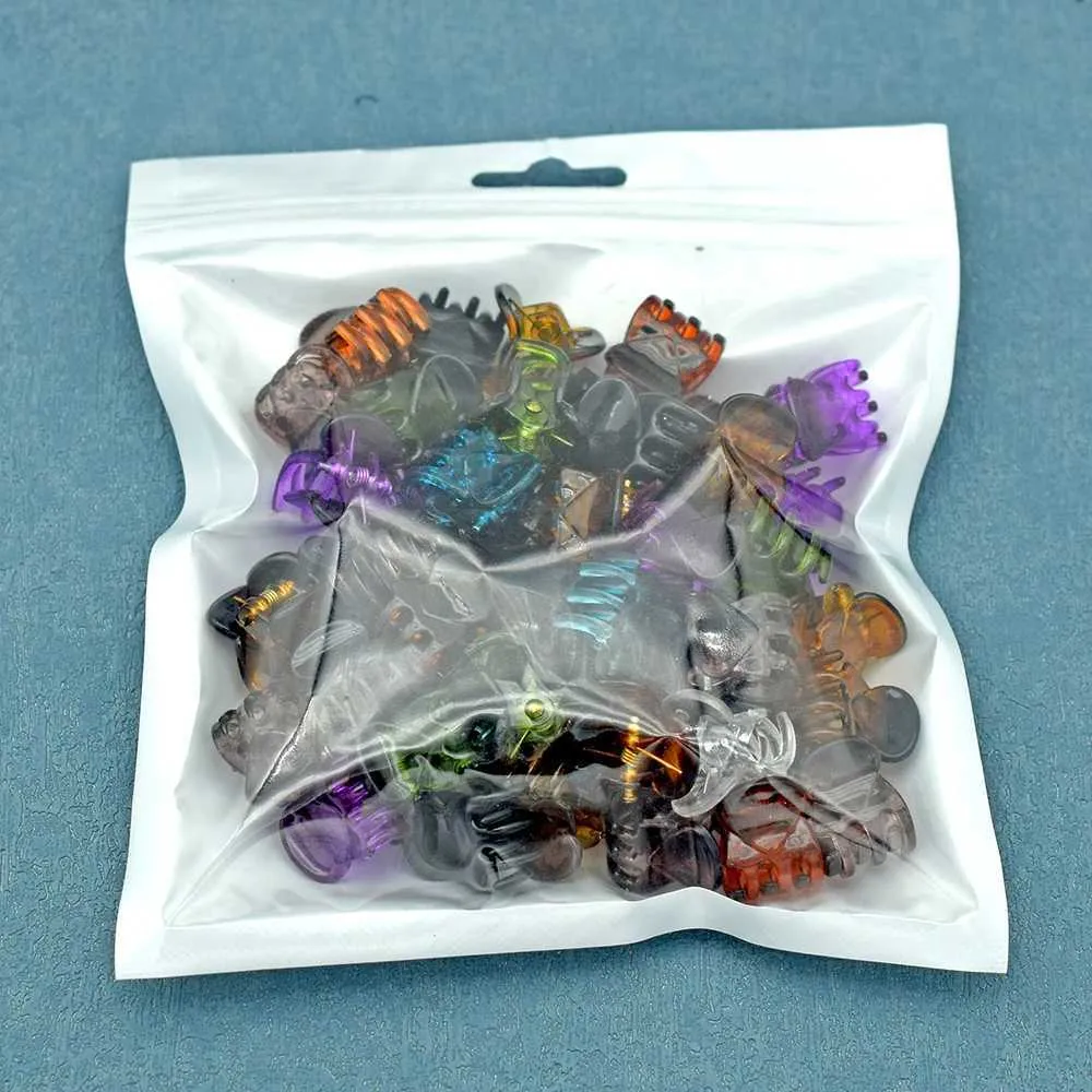 Hair Clips Barrettes 1.5cm 50pcs Womens Clip Accessories Fashion Plastic Mini Claw Headwear Gift_voghion.com