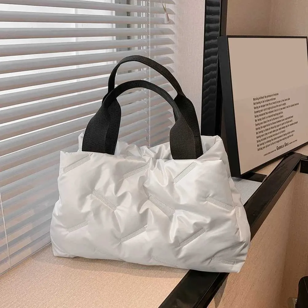 Moda Donna Hobo Trapuntato Spazio Imbottito Borsa A Tracolla Borsa Invernale Donna Cuscino Grande Capacità Tote Crossbody Ba241105_voghion.com