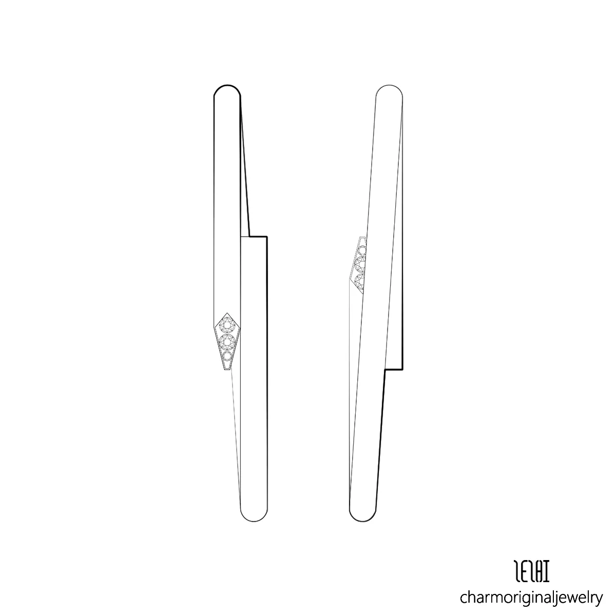for woman nail bracelet fashion jewelry designer bangle sier Bracelets Stainless Steel_voghion.com