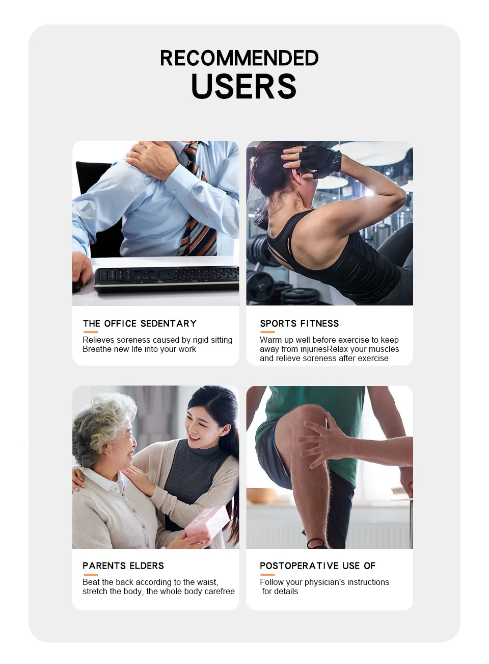 Deep Tissue Massager - Body Pain Relief_voghion.com