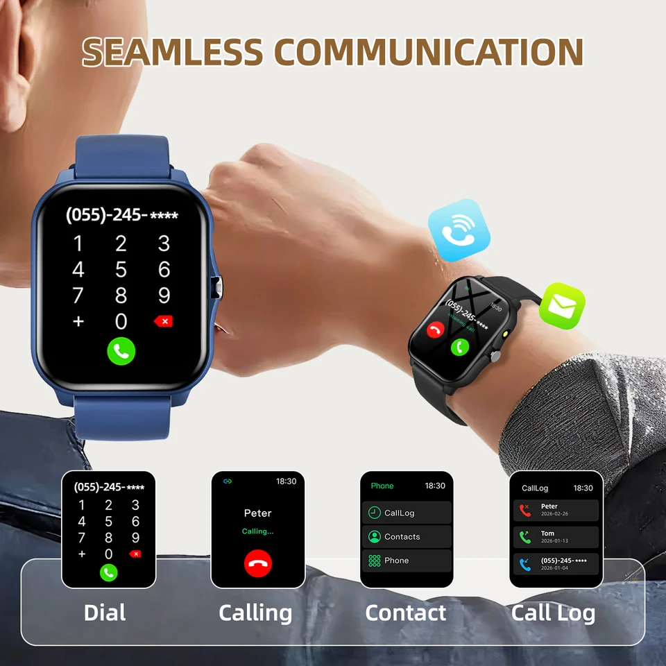 Smartwatch Mit Bluetooth-anruffunktion Und Fitness-tracker_voghion.com