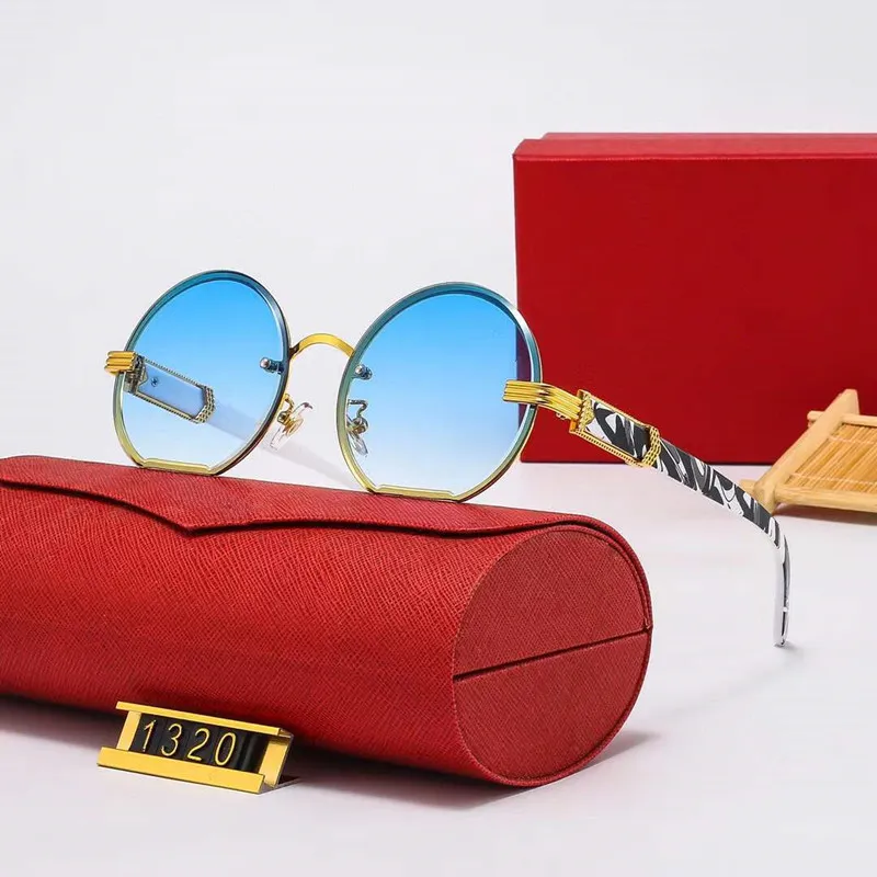 Natural Wooden Rimless Round Sunglasses Men 2022 Brand Designer Retro Women Classic Rectangle Frameless Sun Glasses for_viptrois.com