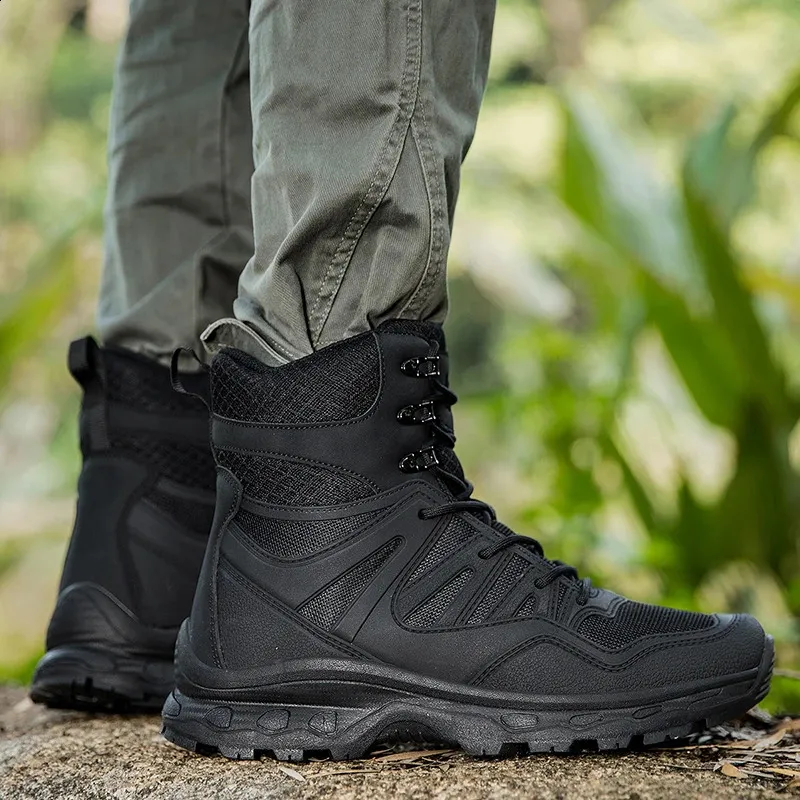 Tactical Hiking Boots For Men Waterproof Camouflage Safety Shoes_voghion.com
