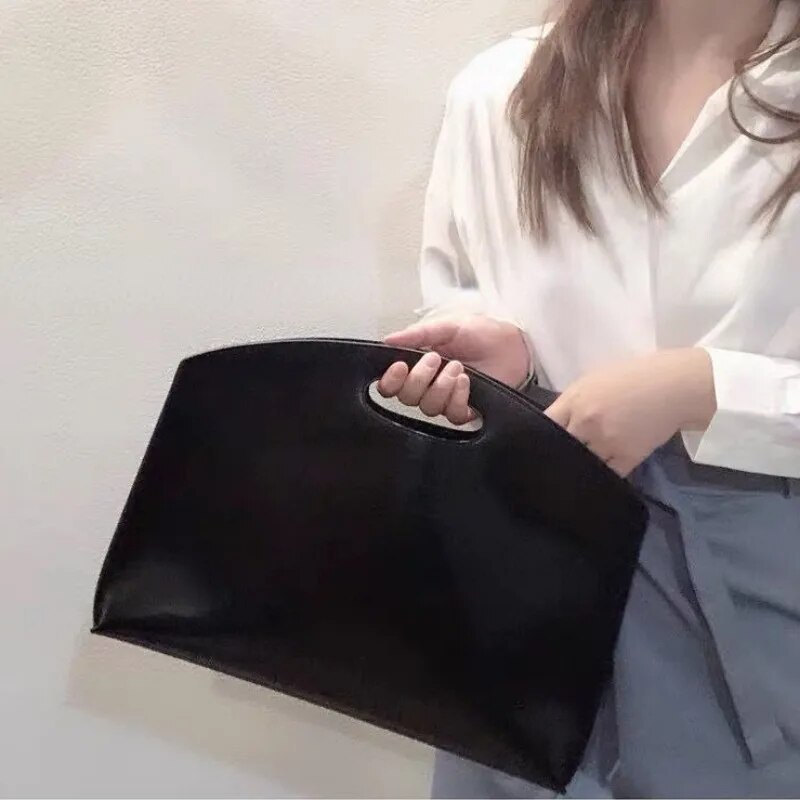 Grouss Kapazitéit Lieder Täsch mat Top Griff fir Fraen Héichqualitativ Casual Tote Designer Handtasche Einfach Fraen Y2k Taschen Bolso_voghion.com