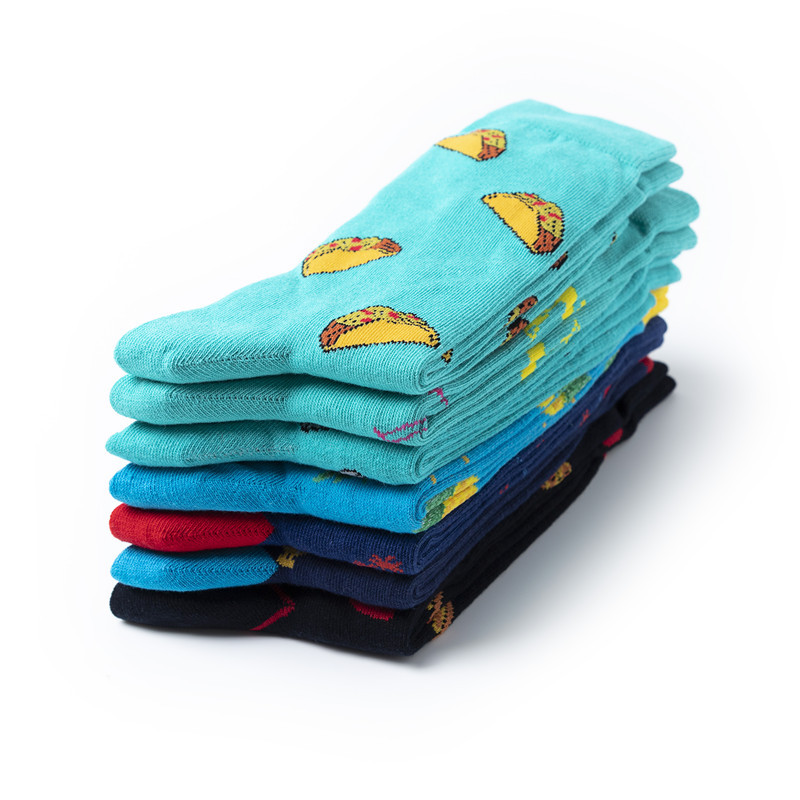 2025d All-Season Mid-Calf Women's Combed Cotton Personality Men's Socks Cartoon Trend_voghion.com