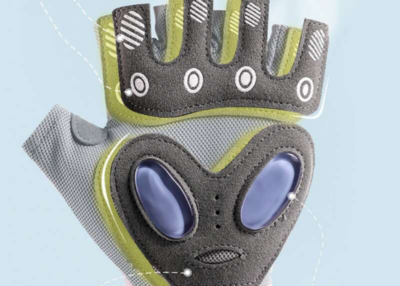 【 8030 People's Collection 】 Half Finger Fitness Gloves, Women's Summer Slip And Anti Cocoon Yoga Pilates Equipment,_voghion.com