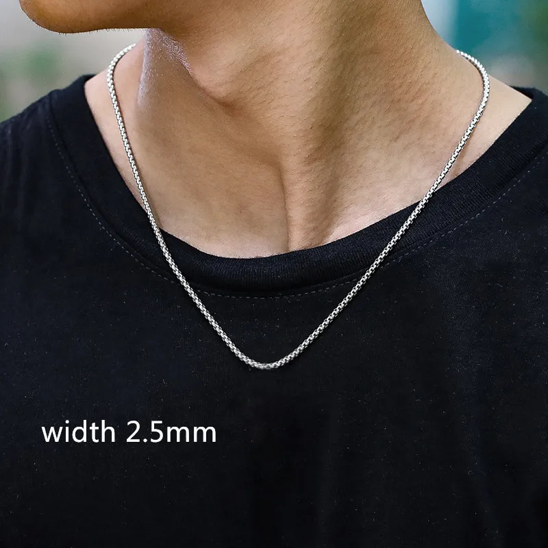 Catene Corda Catena Cubana Collana Uomo 2022 Moda Temperamento Acciaio Inossidabile Choker Link Per Gioielli RegaloChains Sidn22_voghion.com
