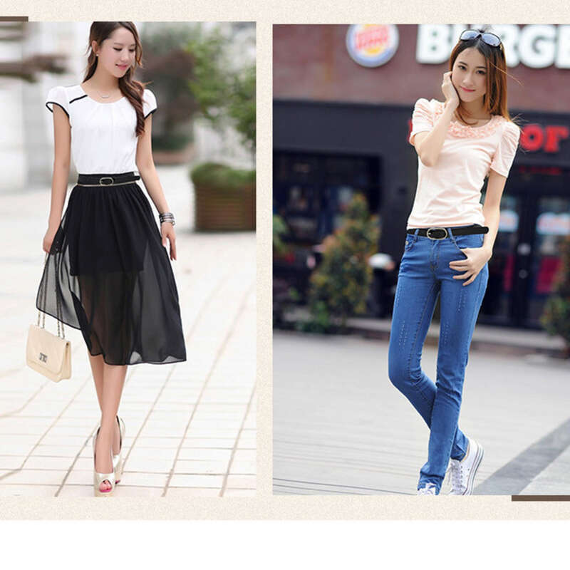 Versatile Round Jeans Belt For Women With Needle Buckle_voghion.com