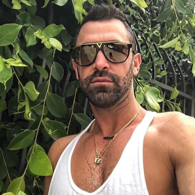 Occhiali da sole uomo designer stile retrò vintage oro_voghion.com