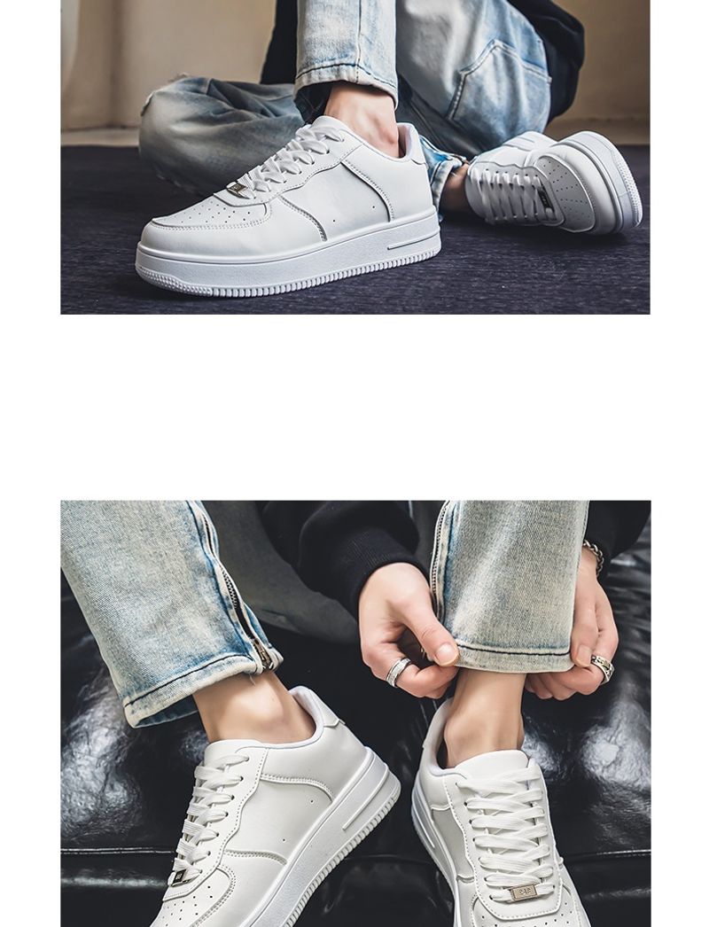 Heren 2024 nieuwe lente sport nr. 1 casual sneakers net celebrity jongens kleine witte trendy schoenen_voghion.com