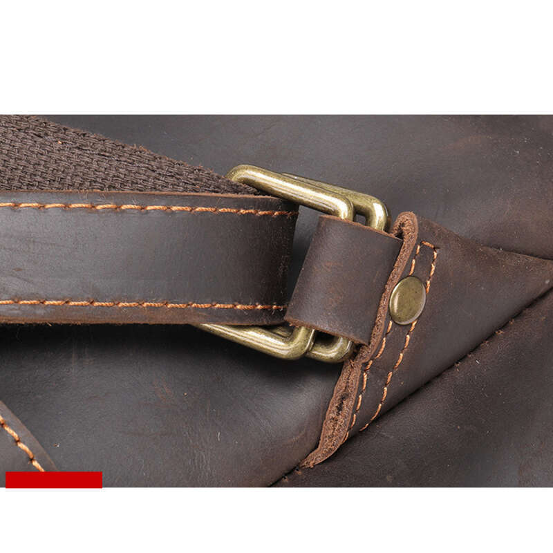 Genuine Running Backpack, Large Capacity Cowhide Leather Travel Bag, Men's_voghion.com