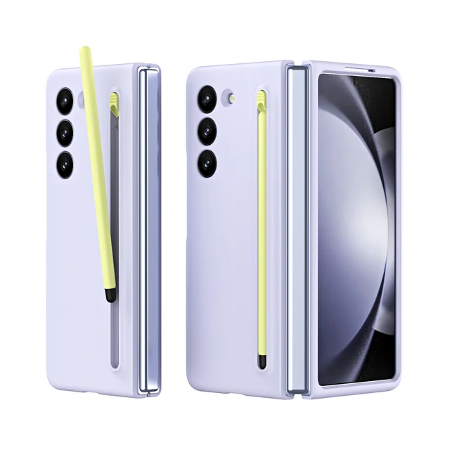 Shell Holde tollnyílásos telefontok Samsung Galaxy Z Fold 6 5 4 3 Fold 6 Fold 5 Fold 4 Fold 3 5G zsanérvédelemmel_voghion.com
