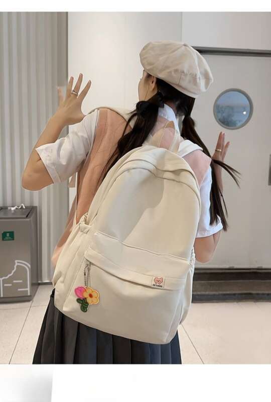 Lightweight And Simple Bag For Female College Students, Large Capacity Backpack, Travel Computer Bag_voghion.com