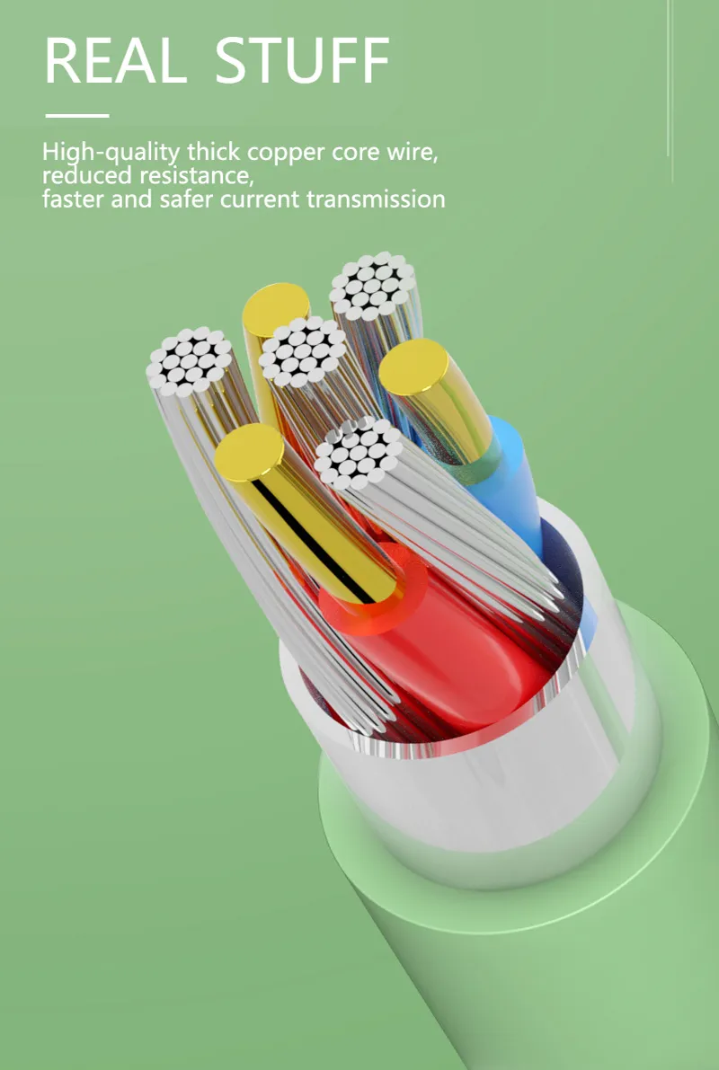 Câble de charge magnétique liquide pour téléphone portable Android Type-C, charge rapide, câble micro USB Type-C_voghion.com