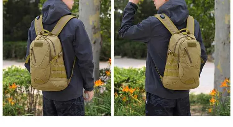 Nouveau sac à dos de camouflage militaire Sparrow d'extérieur pour hommes et femmes, sac d'assaut tactique d'équitation Ba241107_voghion.com