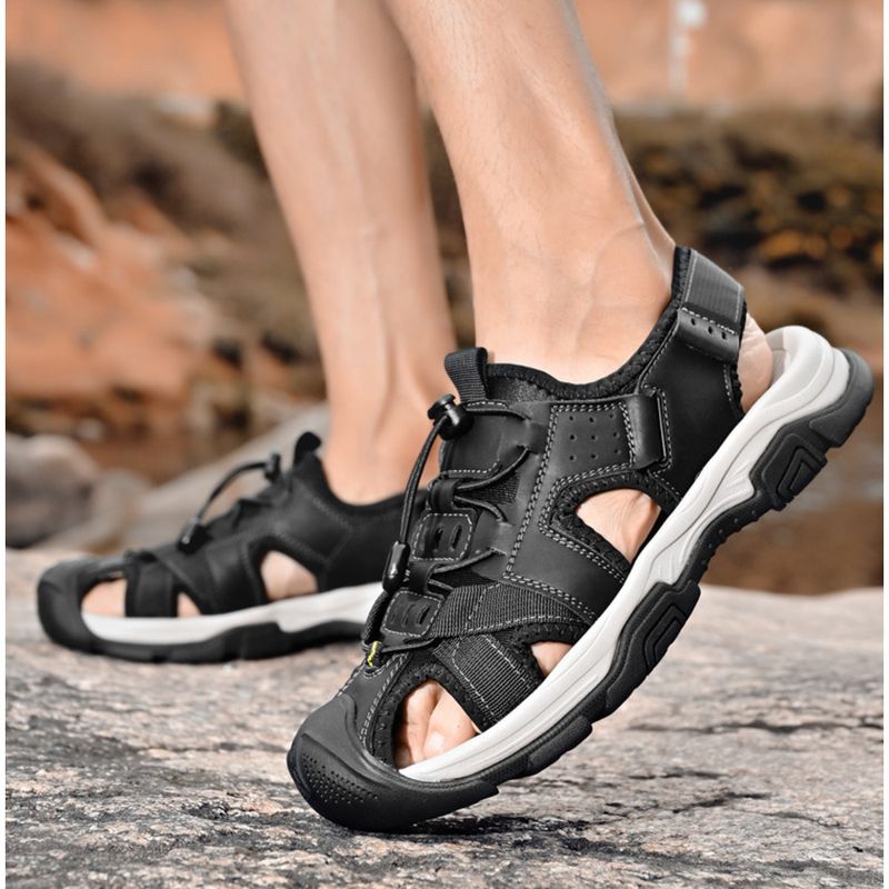 Sandal für Herr, Sommer, Wandern, Outdoor-Sport, Jugd, rutschfest, Deodorant, weiche Unterseite,_voghion.com