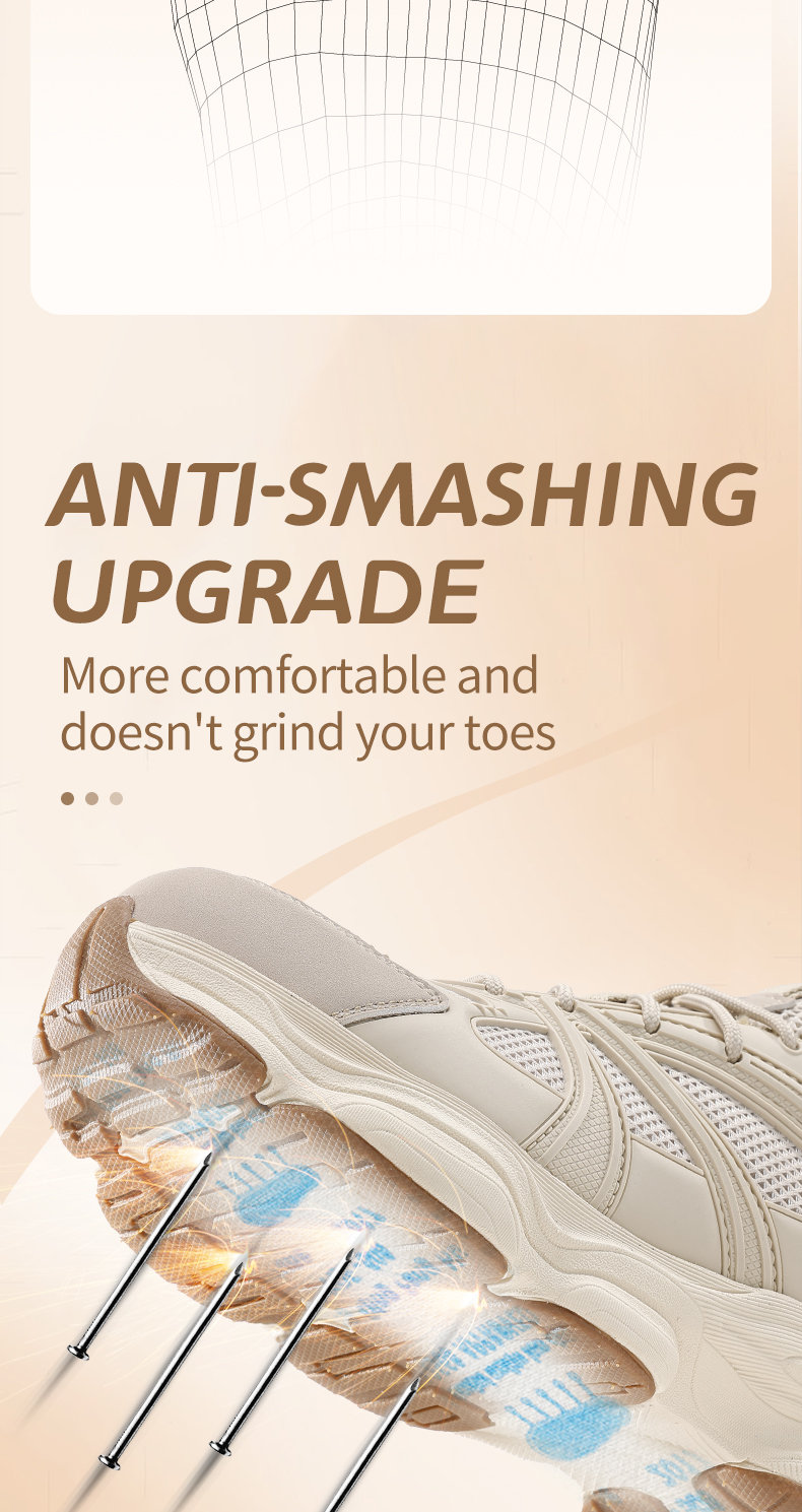 Scarpe antinfortunistiche GUYISA da donna con punta in acciaio, leggere e morbide, anti-sfondamento e anti-perforazione 5008_voghion.com