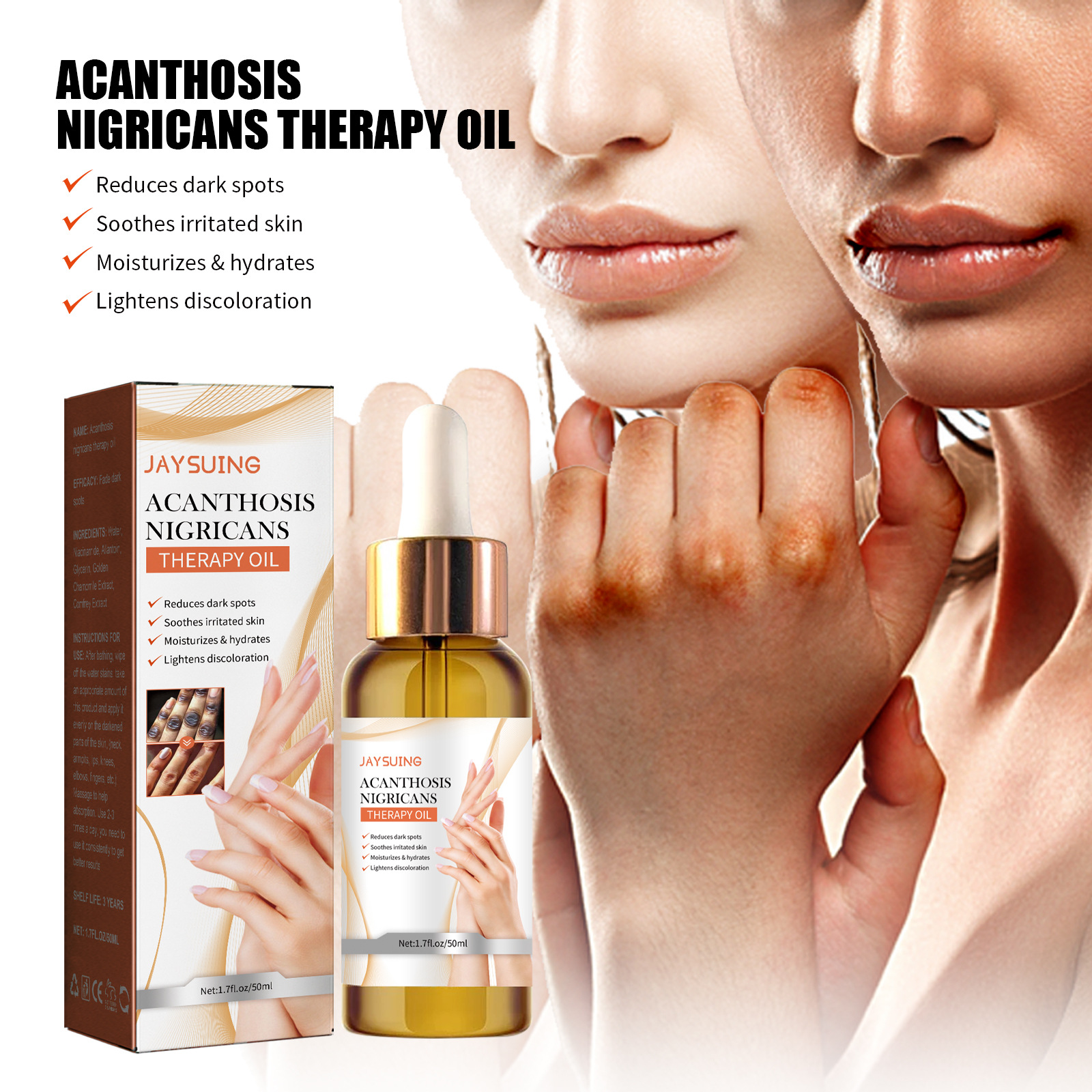 popular 2024 Spine Skin Repair Moisturizes Repairs Axillary Joints, Arms, Black Radiance, Whitening, Moisturizing Joints, Arms, Radiance, Whitening,_voghion.com