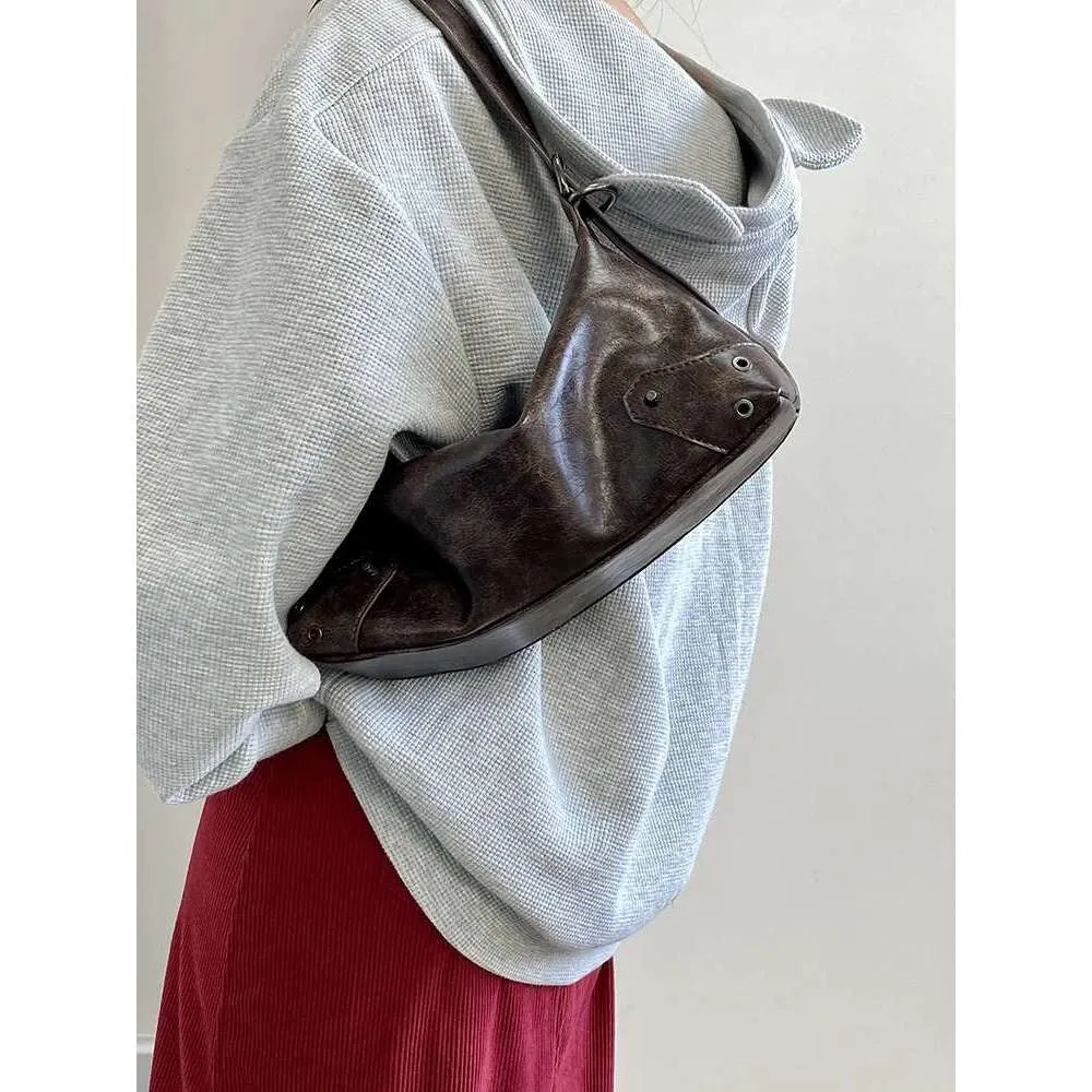 Pu Leder Retro Damen Unterarm Cool Y2k Mädchen Vintage Kleine Schultertaschen Einfache weibliche Umhängetasche Handtaschen Geldbörse_voghion.com