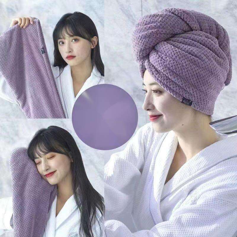 【 31000 recensioni positive 】 Cappello asciutto in stile coreano, asciugamano per capelli super assorbente ad asciugatura rapida da donna, cuffia da doccia,_voghion.com